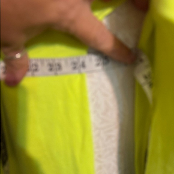 Wrangler Workwear Neon Green Long Sleeve Safety Tee, Poly/Cotton Blend, Sz XL - Picture 7 of 8